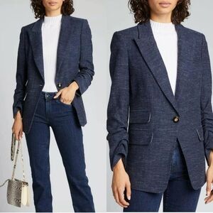 VERONICA BEARD Dickey MARTEL Navy wool blazer in navy
